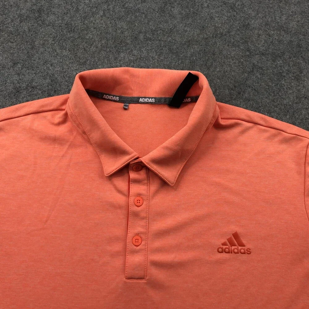 Adidas Polo Shirt Mens XL Golf Athletic Performance Short Sleeve Lightweight - Picture 2 of 9